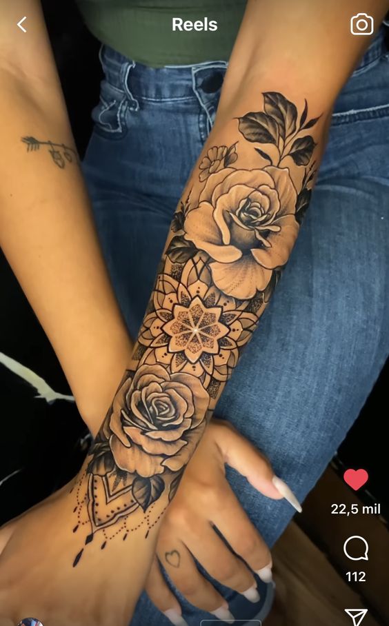 The most beautiful forearm tattoos for women  Agola